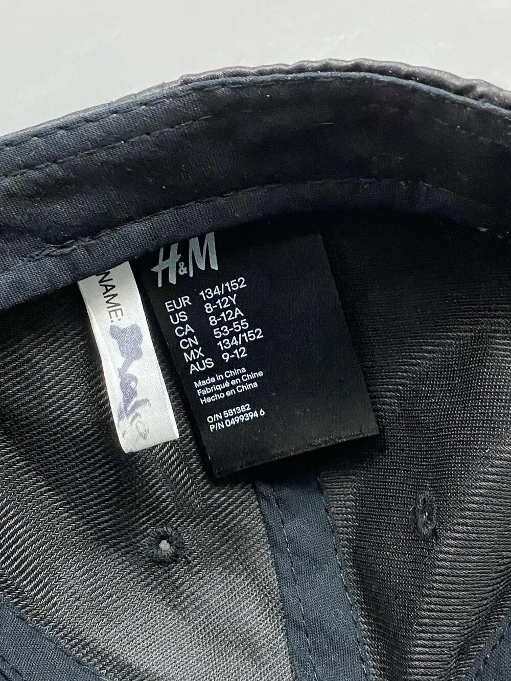 H&M style baseball